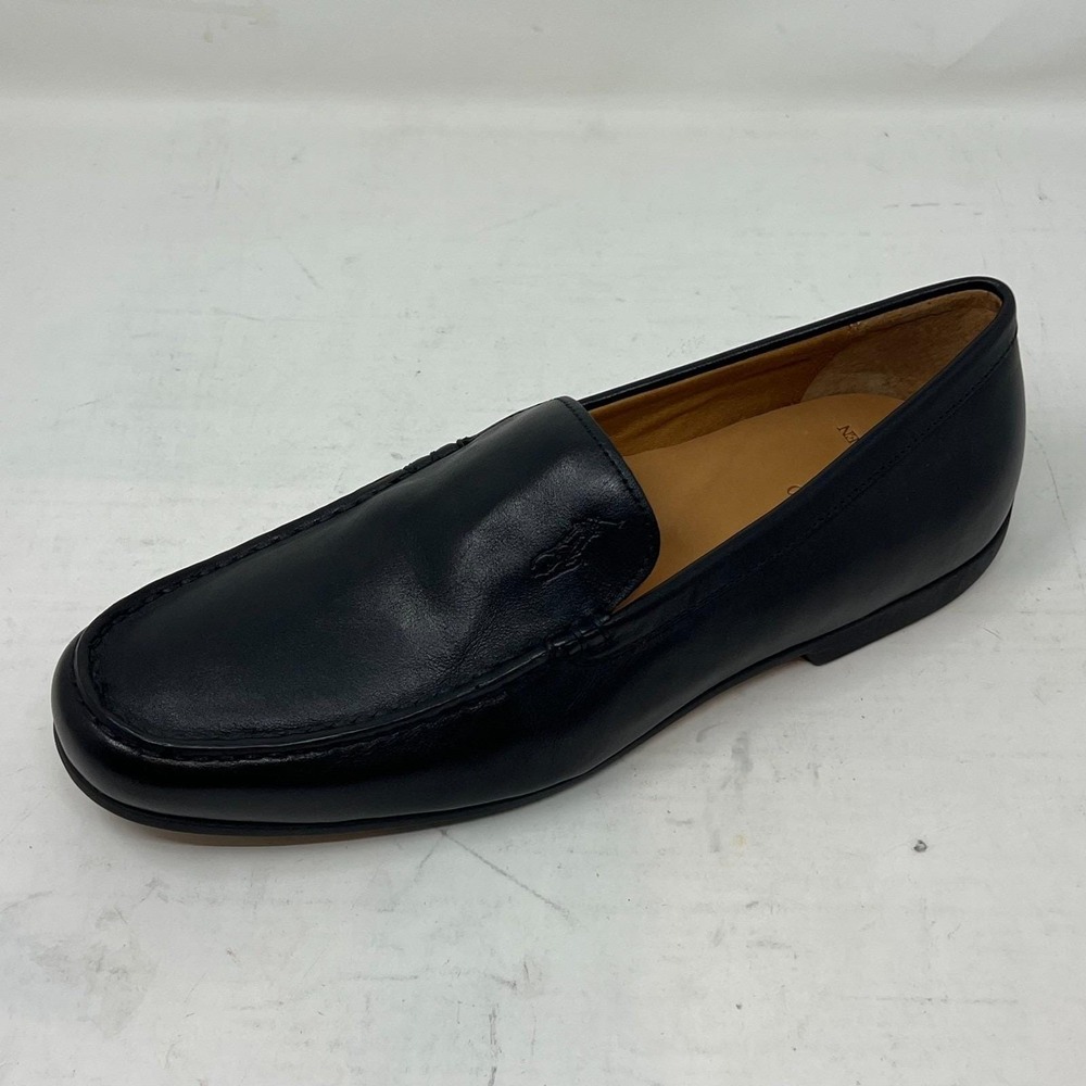 Polo Ralph Lauren Allon Loafers Mens 10D Black Leather Slip On Driving Shoes VTG - Picture 3 of 15